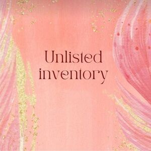 Unlisted Inventory 🤍 OS✨
